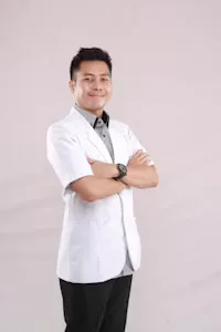 Portrait of a clinical pathologist